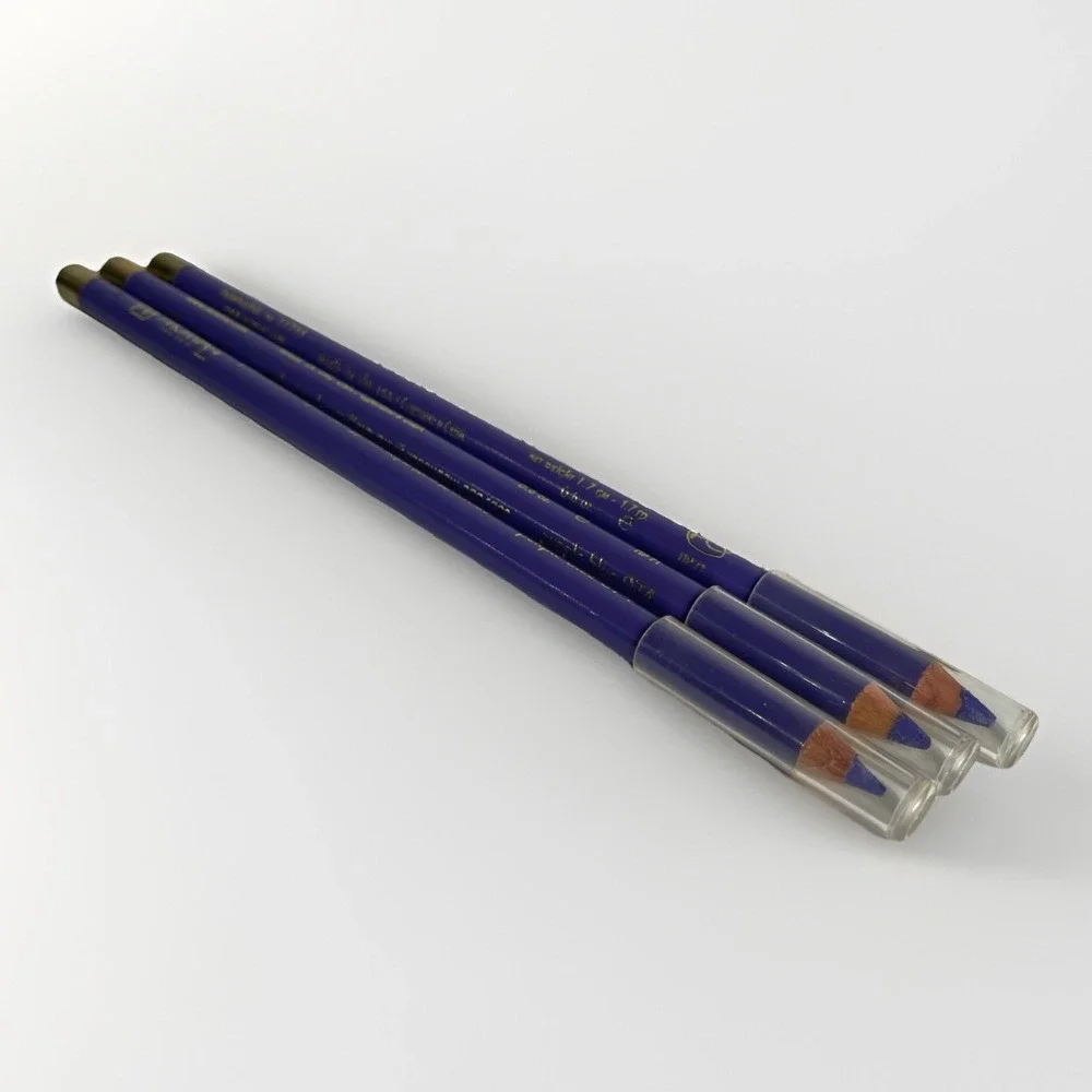 MOMTAZ New York Professional EYELINER Pencil ~ Lot of 3 Purple Blue 074‎ New